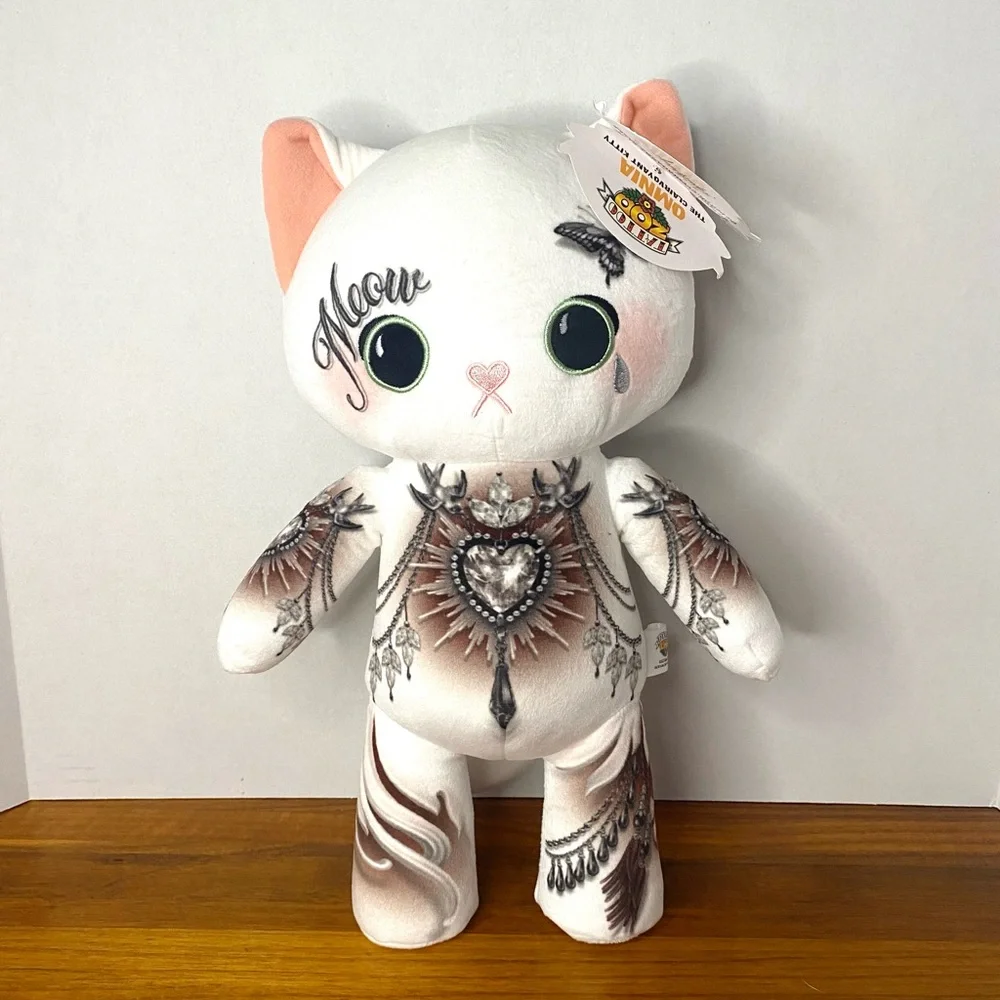 NWT Ryan Ashley Tattoo Zoo Omnia Plush Cat Clairvoyant Kitty HTF OOS Online New